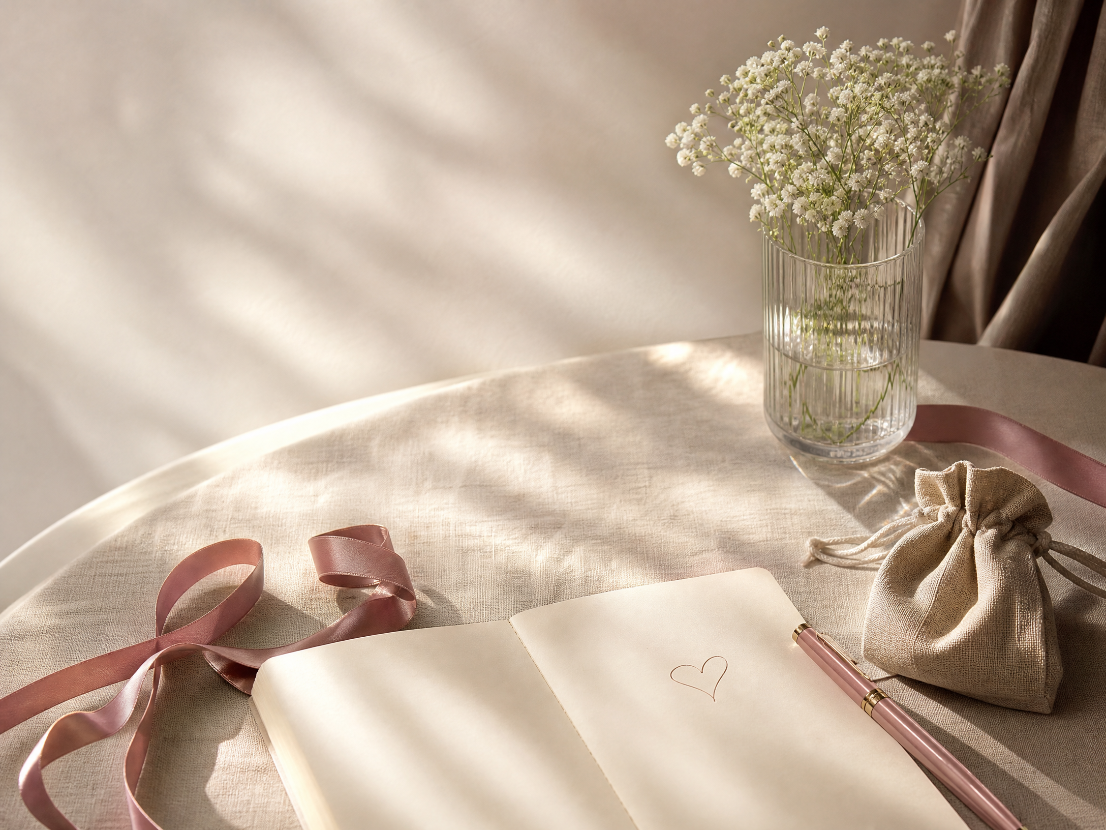 A calm MamaSuri care and conversation desk scene
